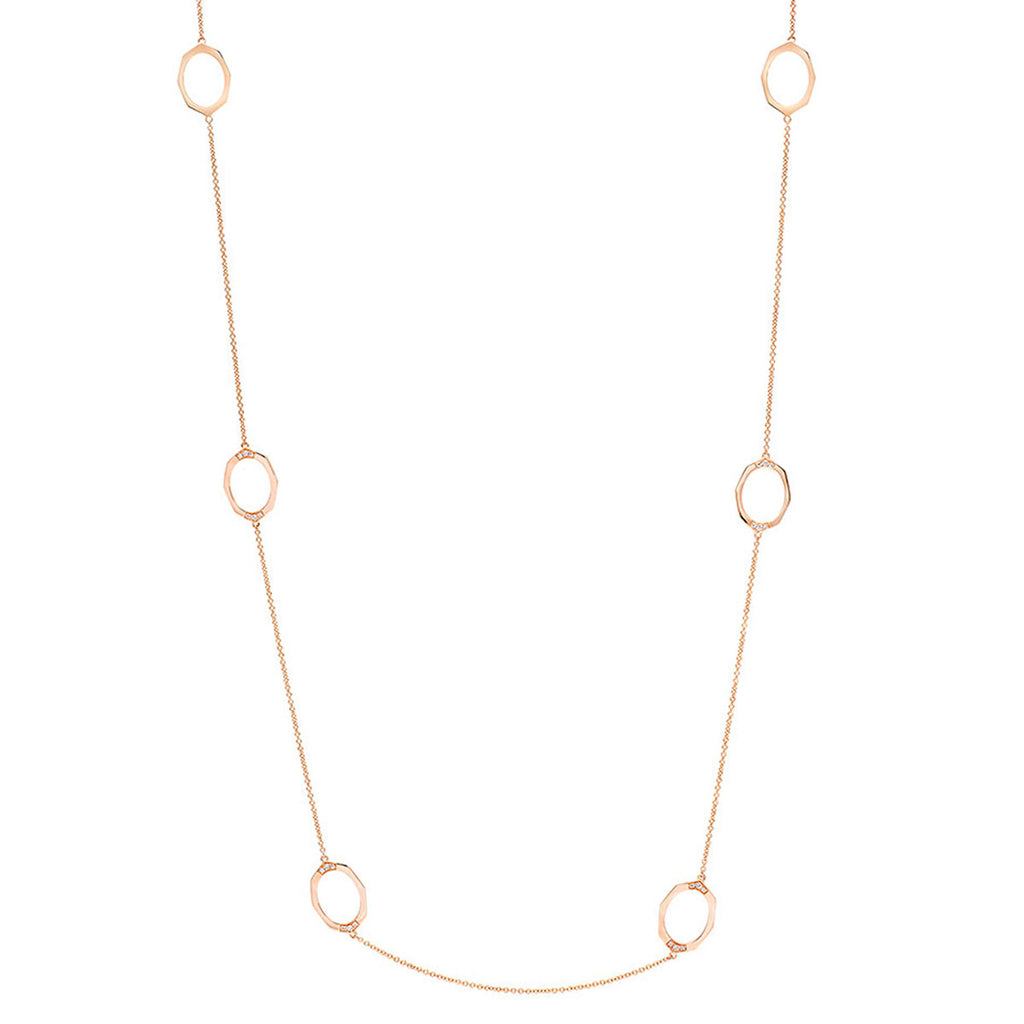 Affinity Sans Diamond Necklace in 18k Gold Jewelry - Irthly