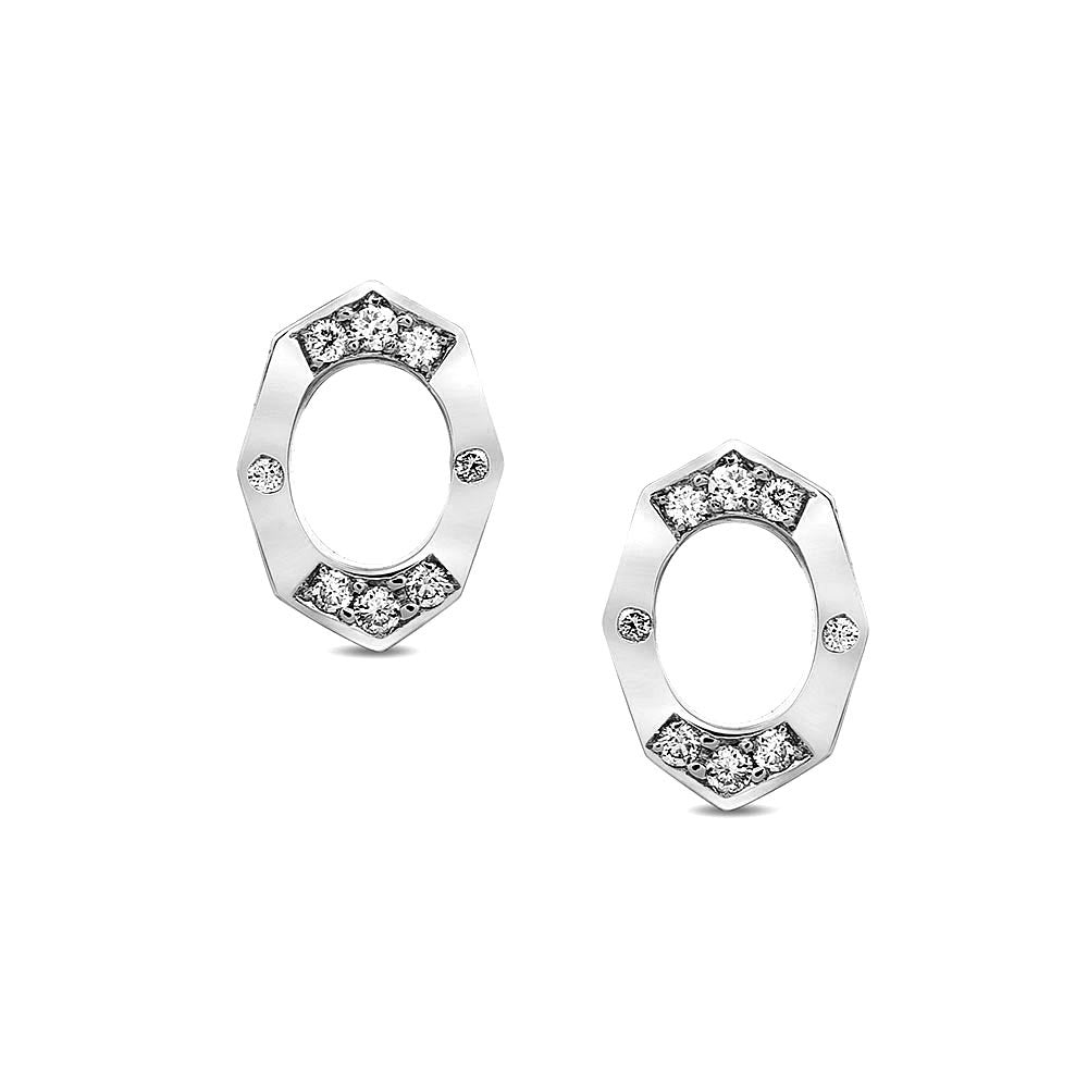 Dainty Diamond Stud Earrings | Affinity Sans | Irthly