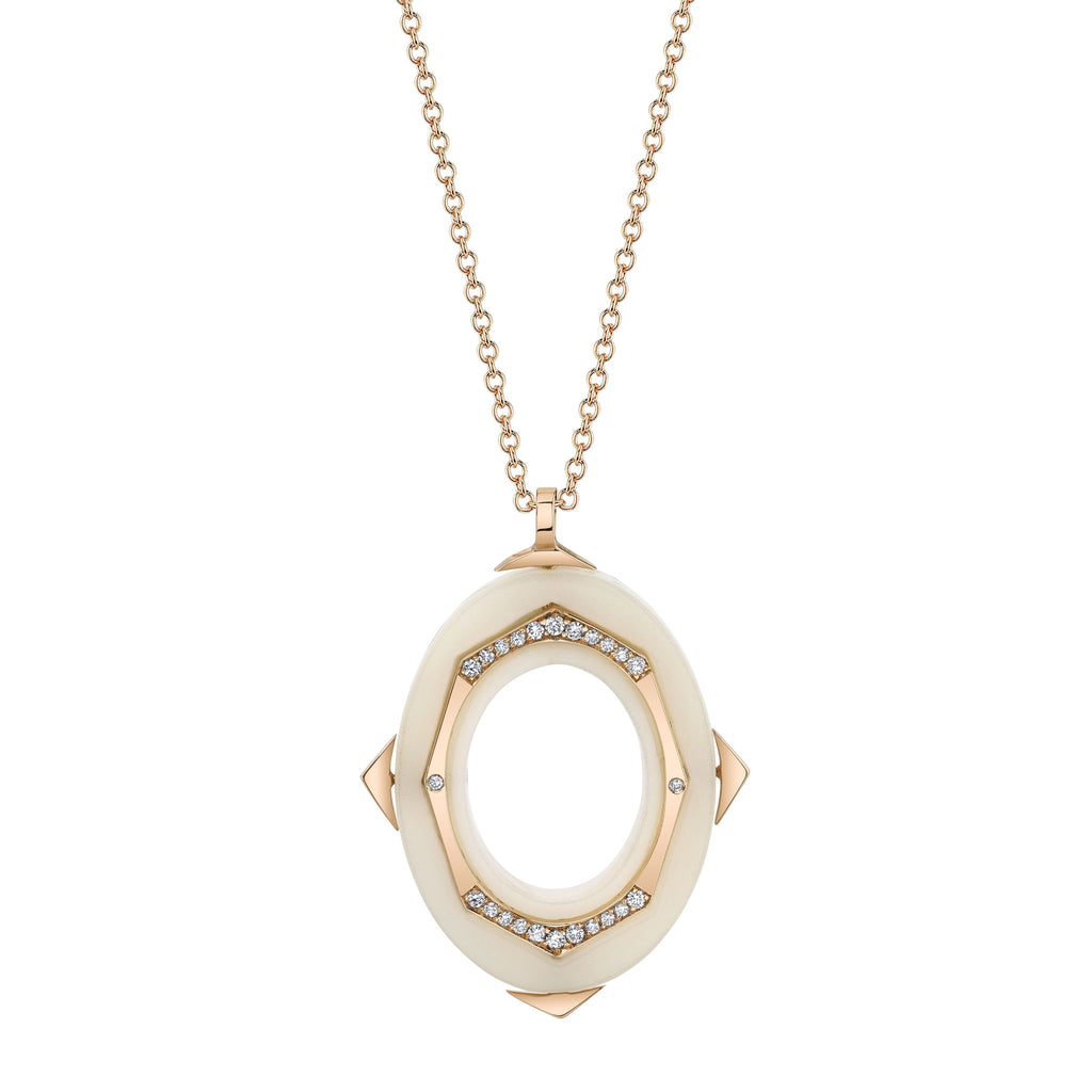 Affinity Diamond Pendant in 18k Gold Jewelry - Irthly - 1