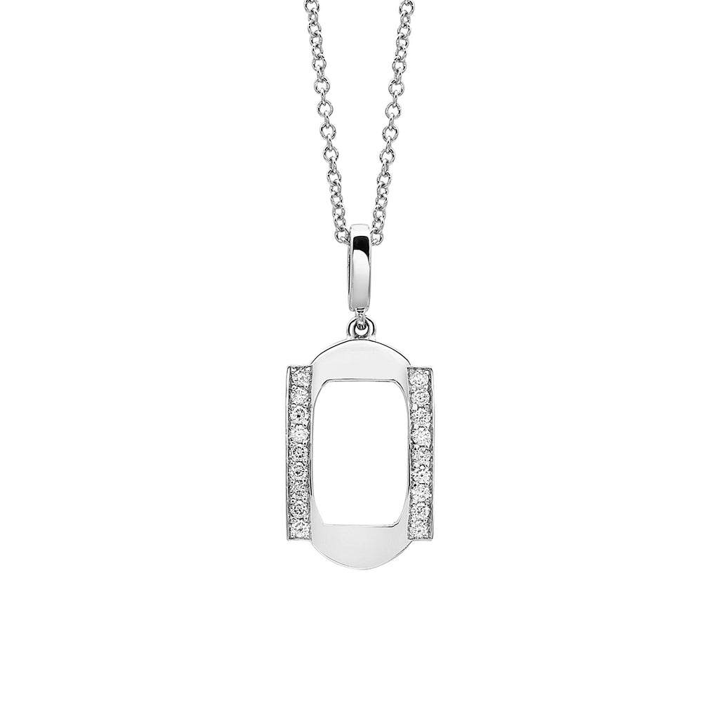 Dainty Diamond Pendant in Gold Jewelry-Frame Sans Series