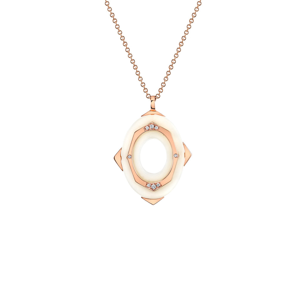 Small Affinity Diamond Pendant in 18k Gold Jewelry - Irthly - 2